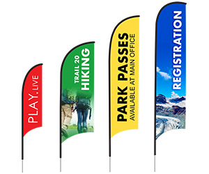 Custom Razor Banner Flags | Banners.com